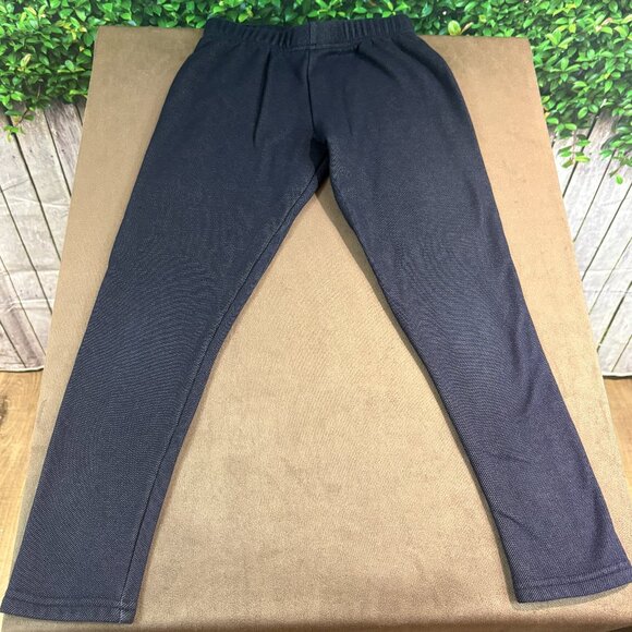 Carters Girls Warm Lined Faux Denim Leggings Pants Size 10 (SKU: 124G) - Picture 2 of 3
